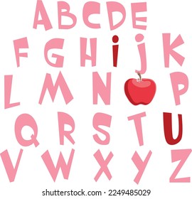 Alphabet I Love You Teacher For Valentione svg