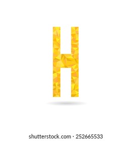 alphabet  low polygon