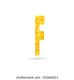 alphabet  low polygon