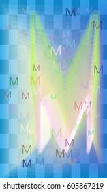 Alphabet M art idea
