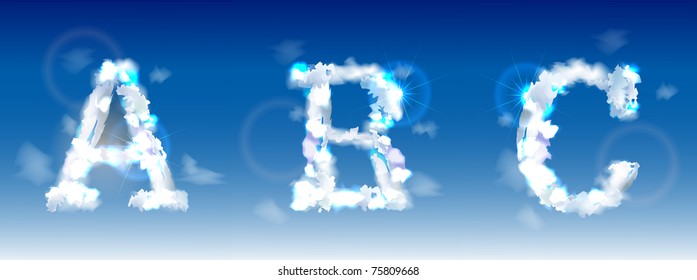 Cloud Letters Images, Stock Photos & Vectors | Shutterstock