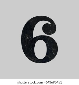 Alphabet marble font  6