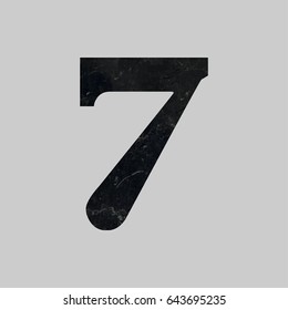 Alphabet marble font  7