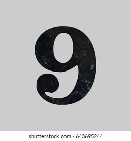 Alphabet marble font  9