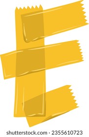 alphabet with masking tape shape