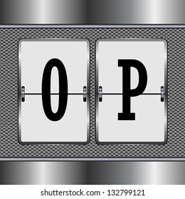 alphabet of mechanical O-P