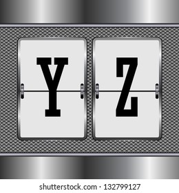 alphabet of mechanical Y-Z