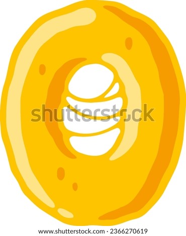 an alphabet with a melted cheese theme