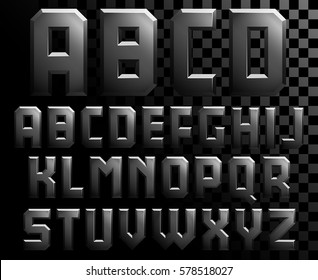 Alphabet Of Metal Letters