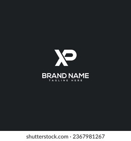 Alphabet Minimal Letters XP PX Business Logo Design Vector.