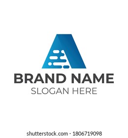 Concepto de diseño de logotipos modernos en alfabetos
