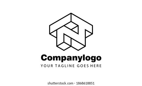 Alphabet Modern Logo Design. Typography Logo on White Background Vector Template