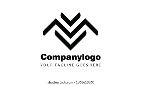 Alphabet Modern Logo Design. Typography Logo on White Background Vector Template