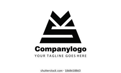 Alphabet Modern Logo Design. Typografisches Logo auf weißem Hintergrund, Vektorgrafik-Vorlage
