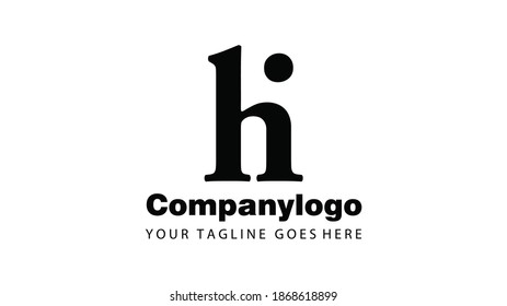 Alphabet Modern Logo Design. Typography Logo on White Background Vector Template