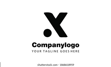 Alphabet Modern Logo Design. Typografisches Logo auf weißem Hintergrund, Vektorgrafik-Vorlage