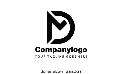 Alphabet Modern Logo Design. Typografisches Logo auf weißem Hintergrund, Vektorgrafik-Vorlage