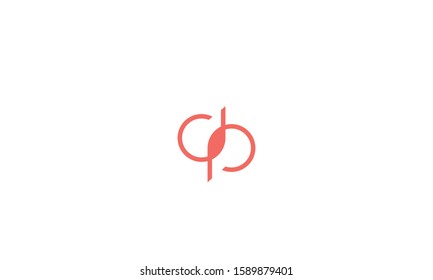 Alphabet  monogram letters logo DP,PD,D and P
