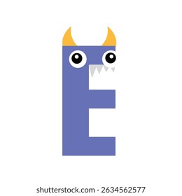alphabet monster mystery animal characters isolated on black background