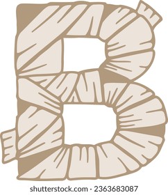 an alphabet with a mummy theme