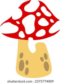 an alphabet with a mushroom theme