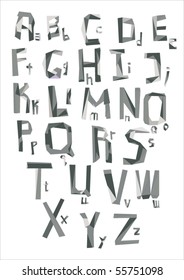 An Alphabet from my big font collection