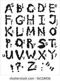 An Alphabet from my big font collection