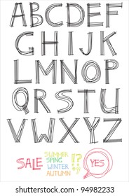 The Alphabet from my big font collection