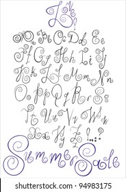 An Alphabet from my big font collection