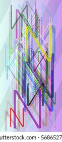 Alphabet N design template