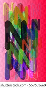 Alphabet N idea design