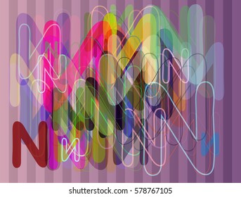 Alphabet N idea template