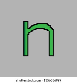 alphabet n pixel