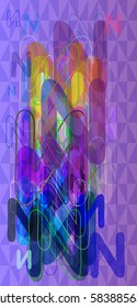 Alphabet N template art