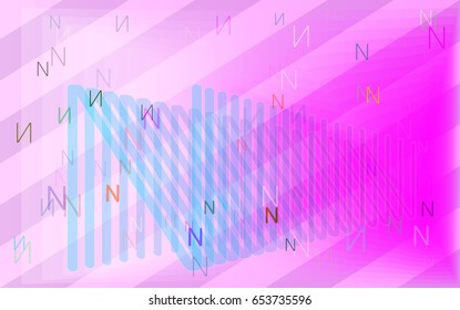 Alphabet N vector idea