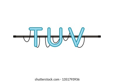 alphabet in neon light isolated icon