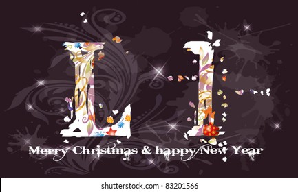 alphabet, the New Year, Christmas.  font, the letter L