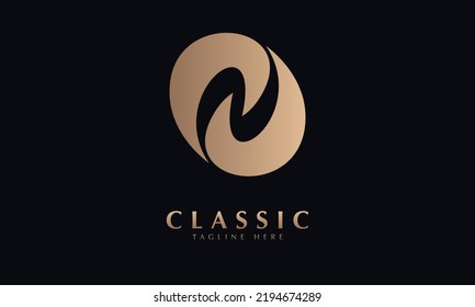 Alphabet NU or UN text vector logo template