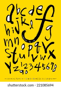 alphabet and number