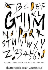 alphabet and number