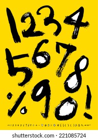 alphabet and number