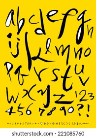 alphabet and number