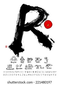 alphabet and number