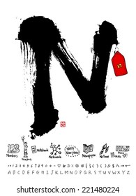 alphabet and number