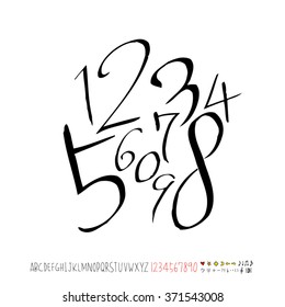 Vector Custom Design Elegant Numbers Us Stock Vector (Royalty Free ...