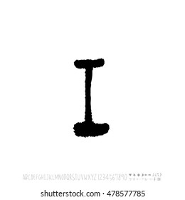 Alphabet & number / handwriting - vector