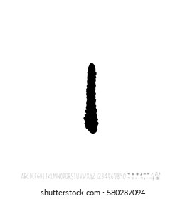 Alphabet & number / handwriting - vector