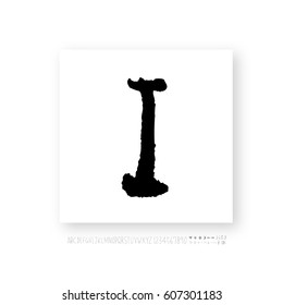 Alphabet & number / handwriting - vector