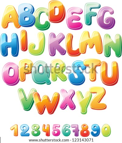 Alphabet and numbers