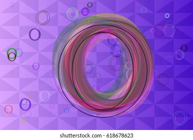 Alphabet O art background
